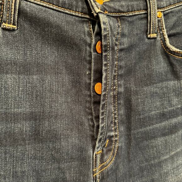 MOTHER Denim The Tomcat Snipped in the Bud dark denim women SIZE 33 - Picture 6 of 9
